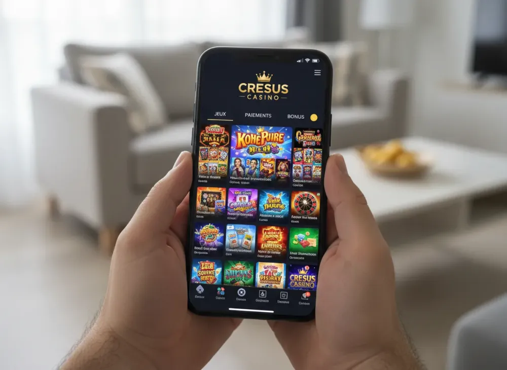 Cresus Casino application – jeux, paiements et bonus sur mobile