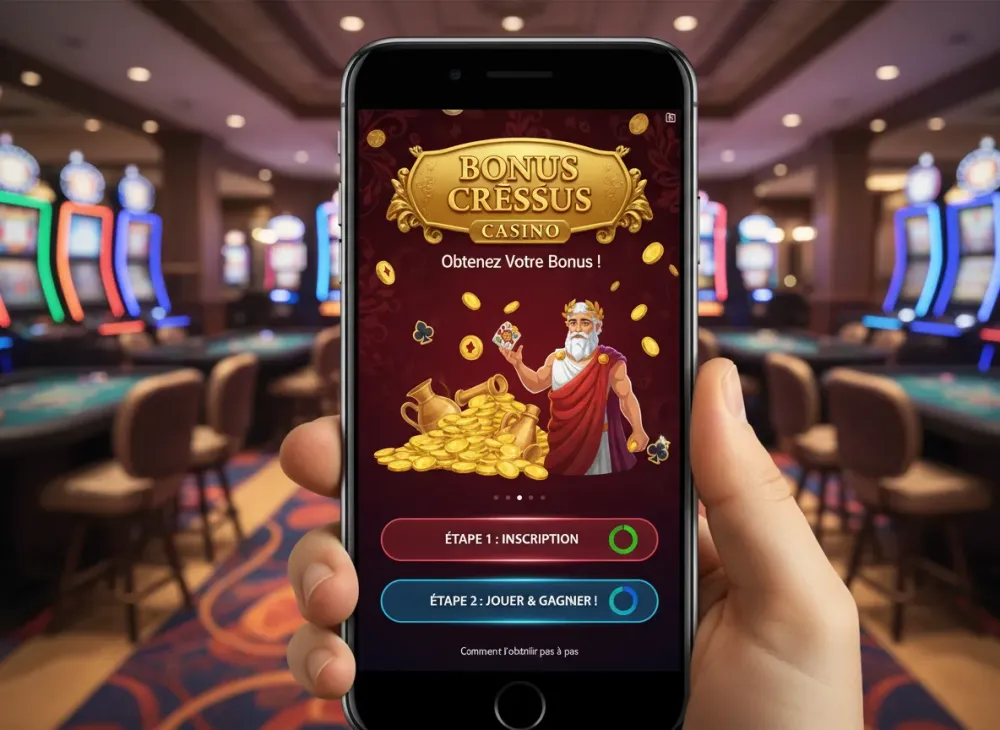 Bonus Cresus Casino – comment l'obtenir pas à pas